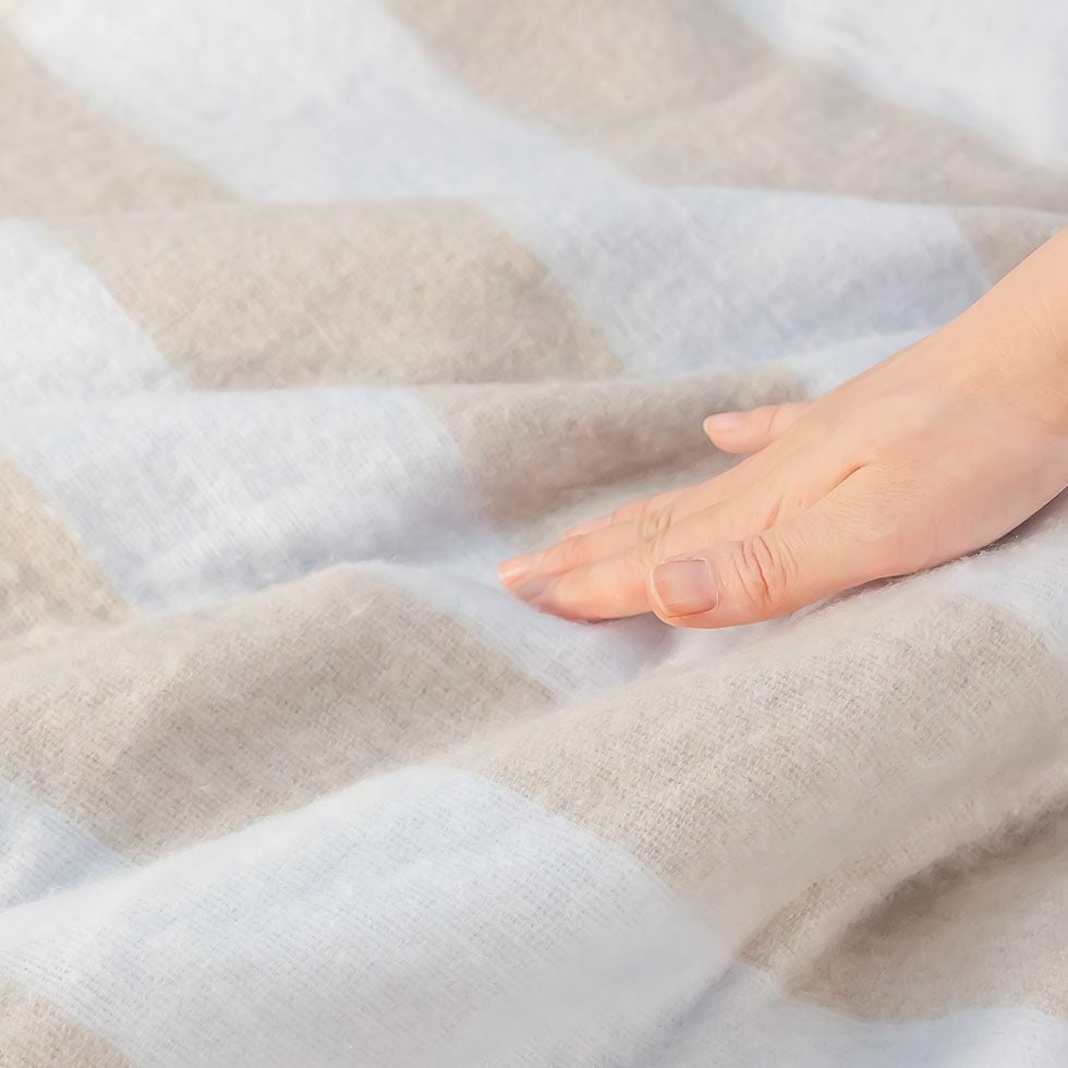 販売終了】電気毛布（掛け敷き）電磁波カット188x120cmKDK-75246D