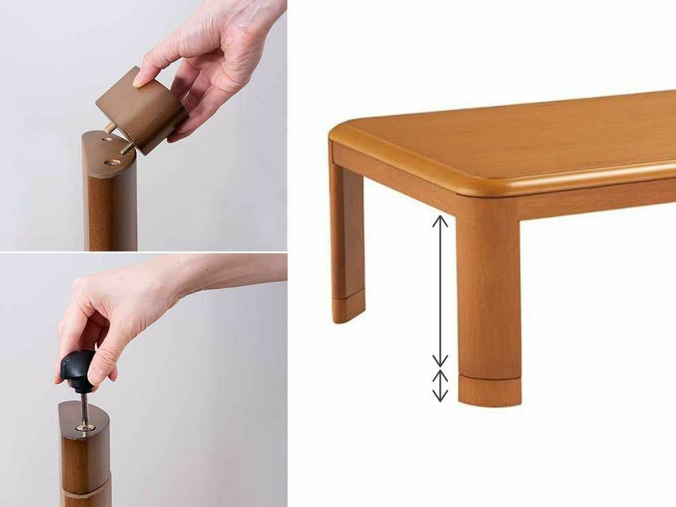 販売終了】家具調こたつ人感センサー付120×80cmKTR-34240S | コイズミ