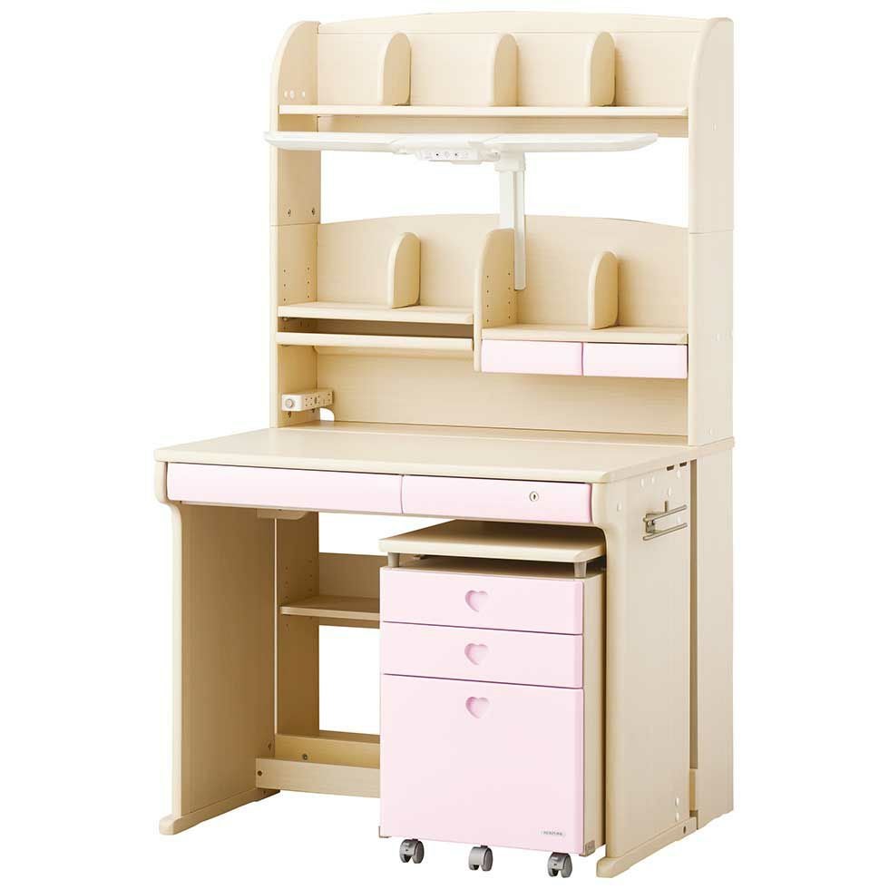 CDファーストステップアップデスクLホワイトウォッシュ色CDM-885/CDM