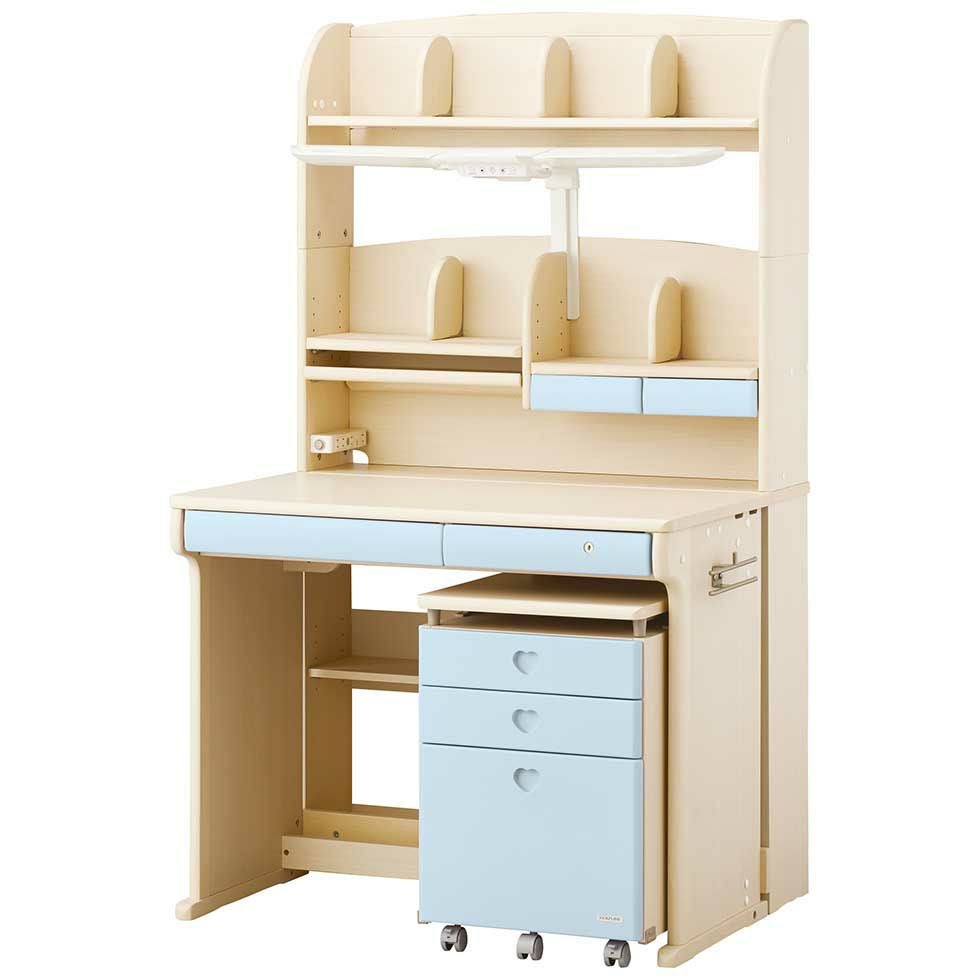 CDファーストステップアップデスクLホワイトウォッシュ色CDM-885/CDM