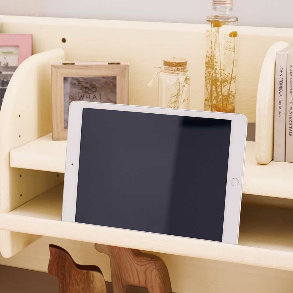 CDファーストステップアップデスクLホワイトウォッシュ色CDM-885/CDM