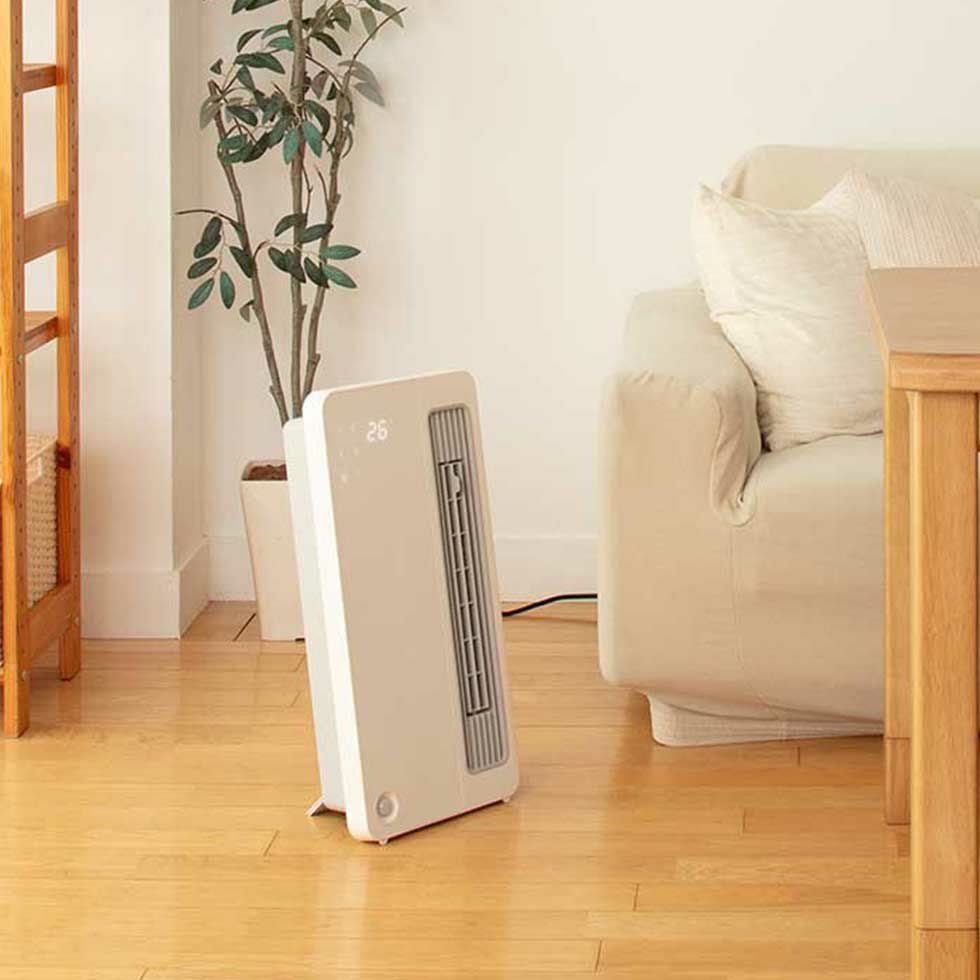 アウトレット】セラミックヒーター人感＆室温センサー付きKPH-1247