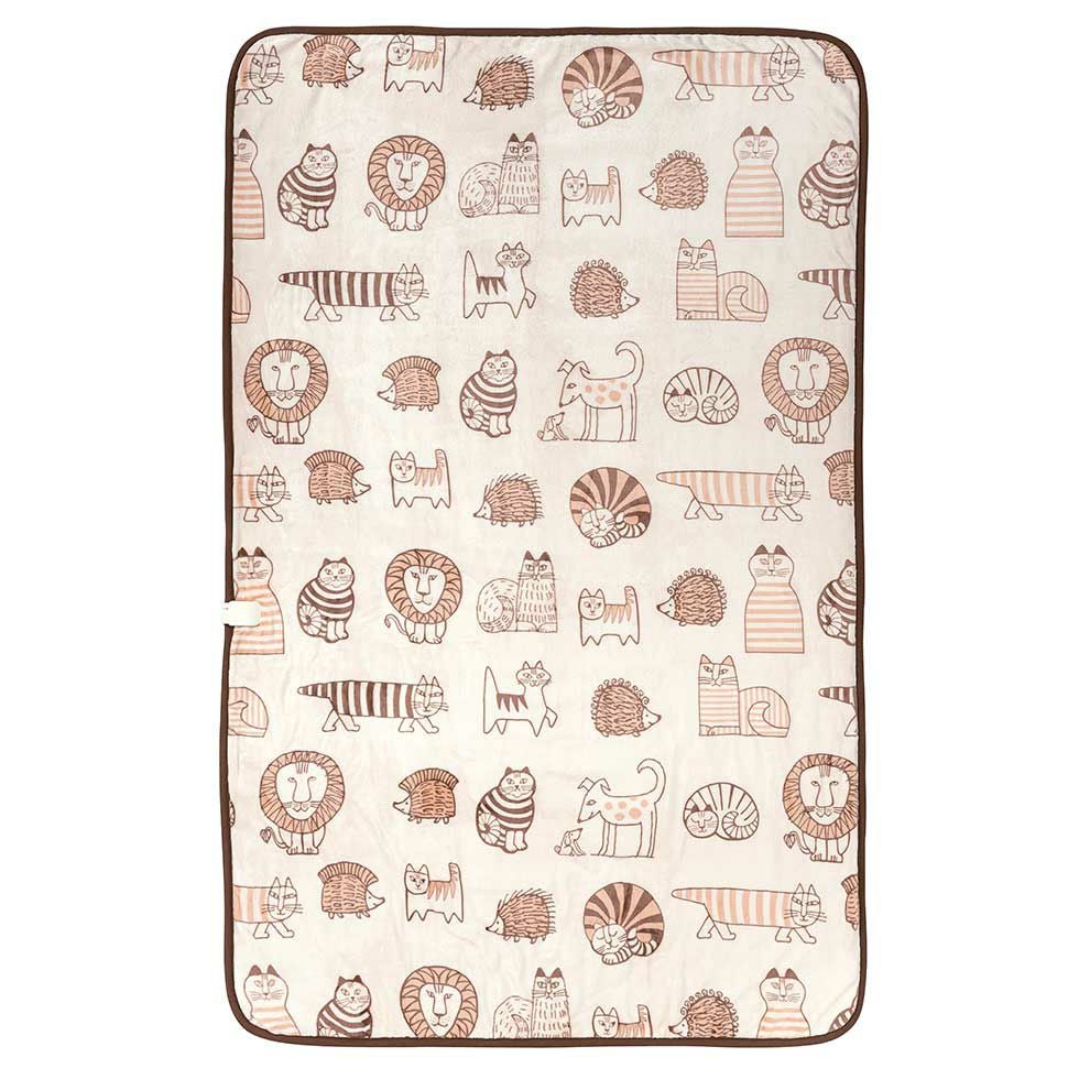 販売終了】電気毛布(掛け敷き)リサ・ラーソン188x120cmKDK-L501