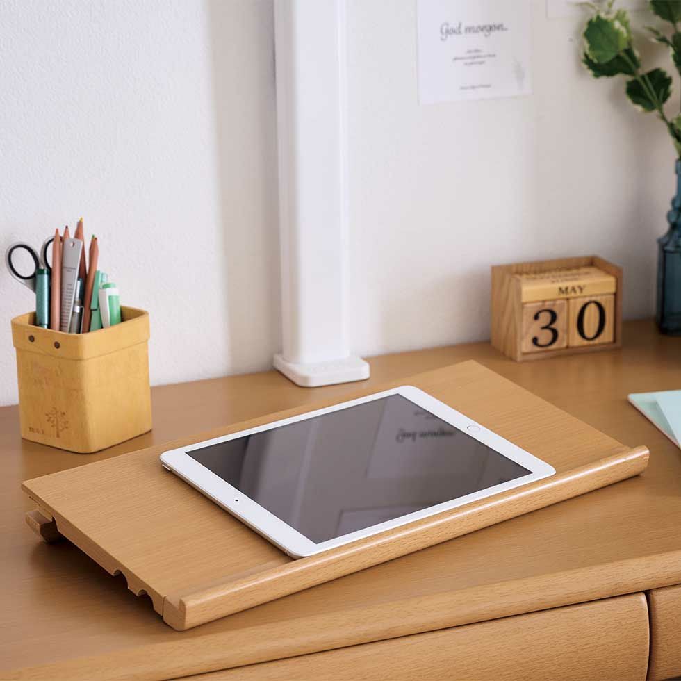 CDファーストステップアップデスクLナチュラル色CDM-894/CDM-895/CDM