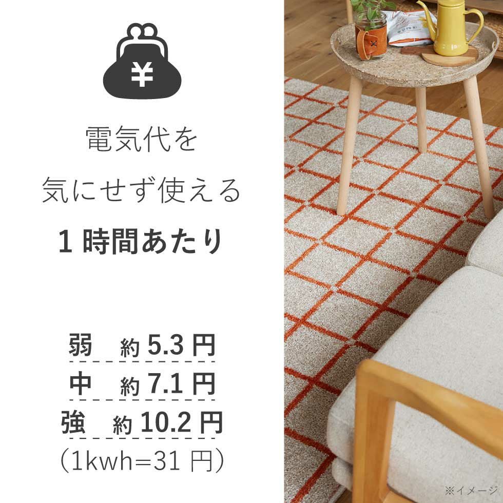 電気カーペット選べるカバーOthello オセロ185×185cm134-76203