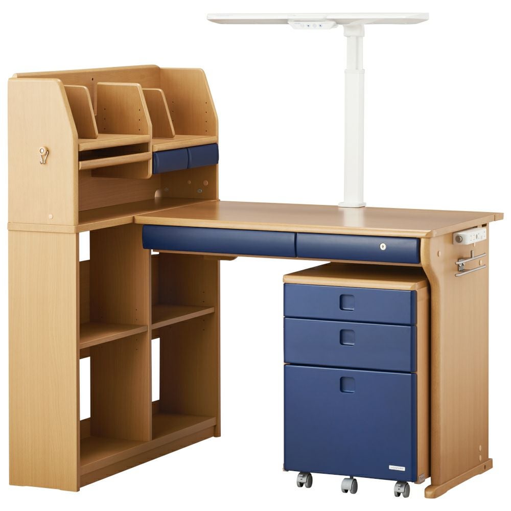 CDコンパクトステップアップデスクホワイトウォッシュ色CDR-985/CDR