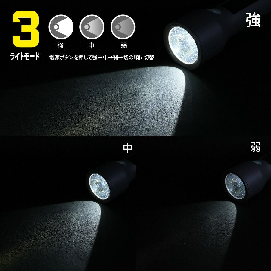 ソーラー充電式ハンドライトYSHH21 | コイズミオンラインショップ