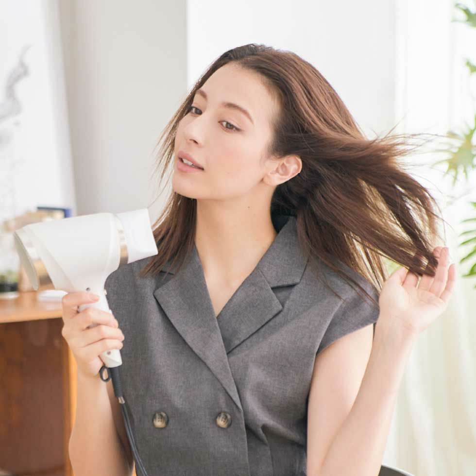 ピンクハンドヘルドヘアドライヤー 電磁波低減 ヘアケアドライヤー（ピンク） | 暖房機/生活家電/生活商品