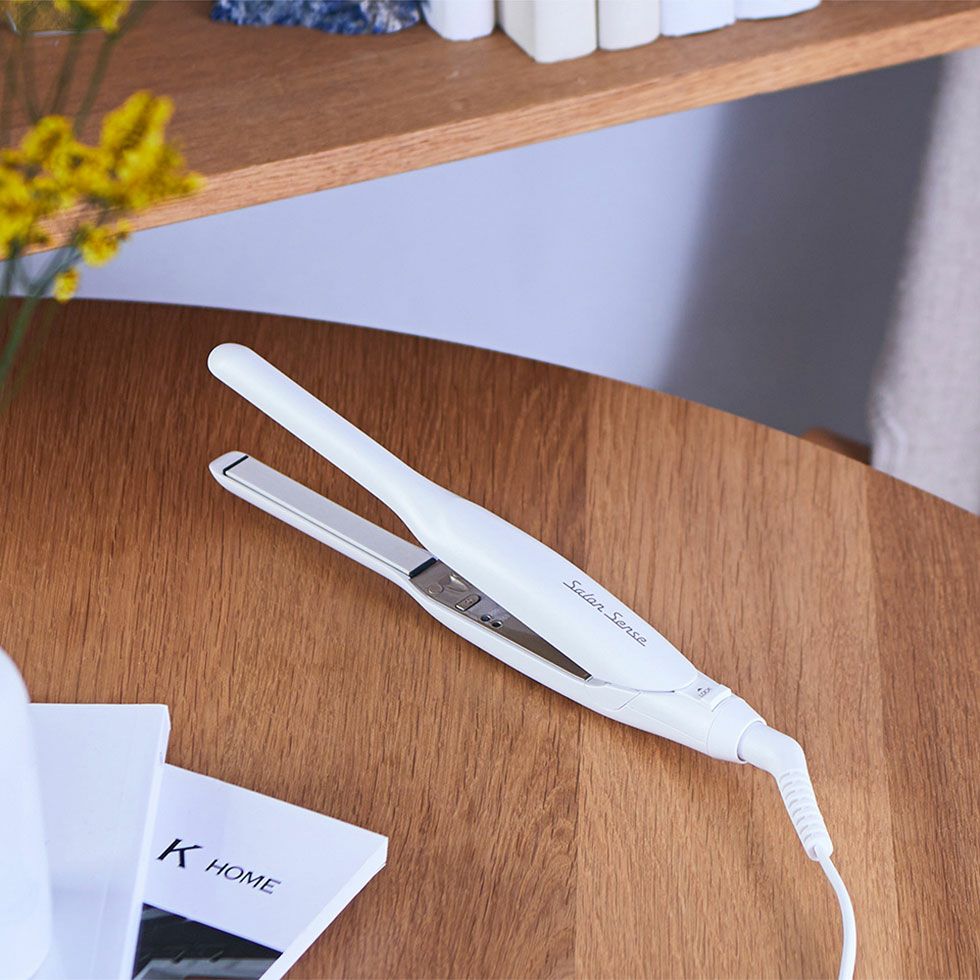 サロンセンスマイナスイオンストレートアイロンスリムプレートKHS-8450