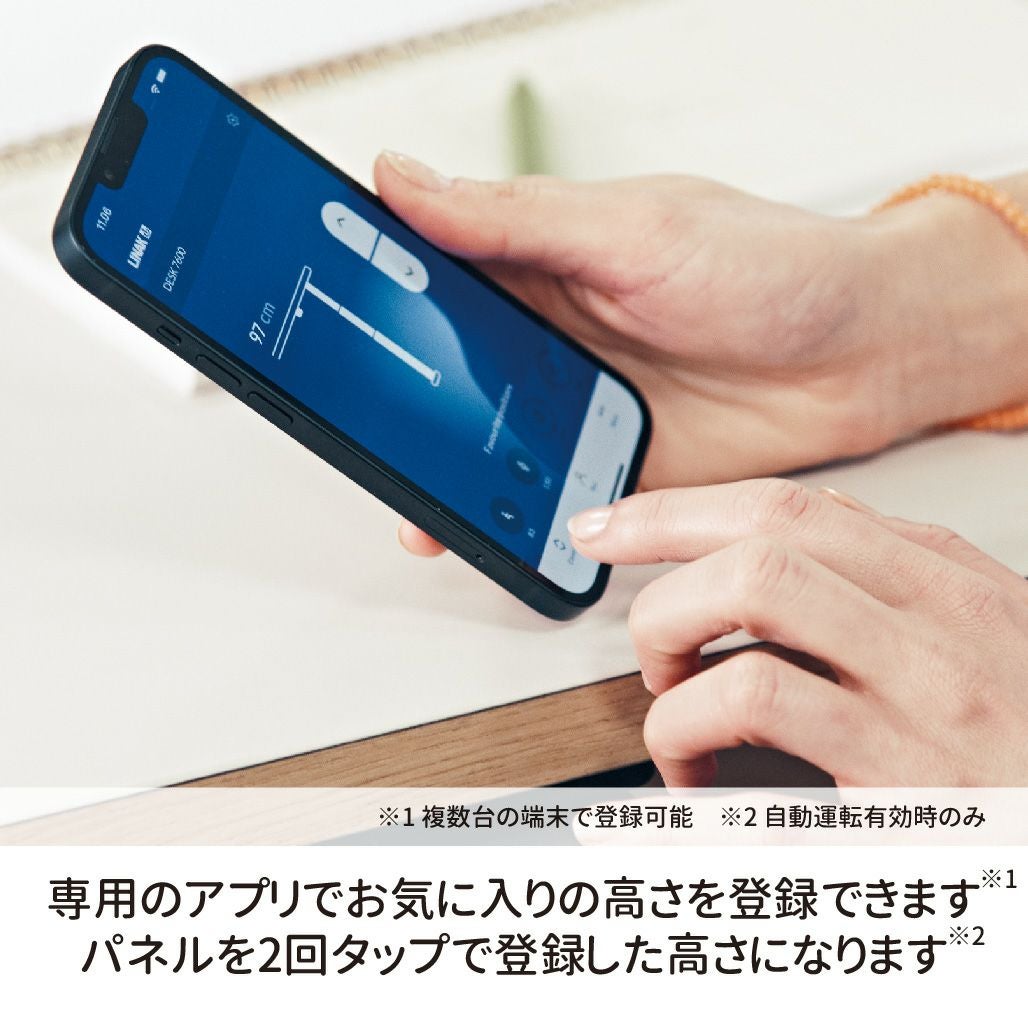 Fit-in DESK Lenos レノス電動昇降デスク 100cm幅デスクシェルフ付き
