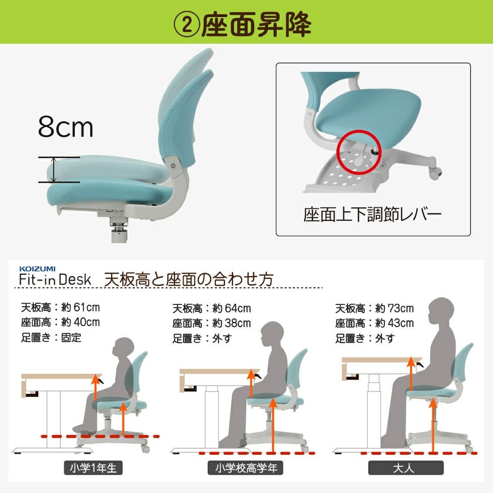 ハイブリッドチェア電動昇降デスク用（ファブリック）CDC-925/CDC-926