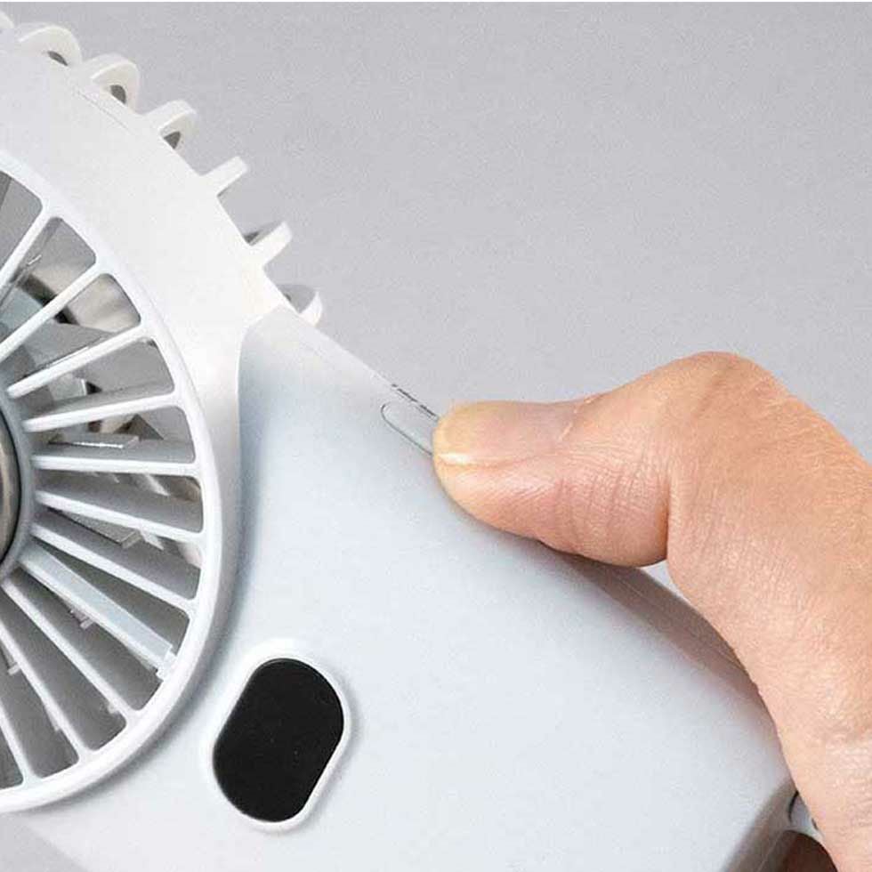 ハンディファンUSB充電式ひんやりプレートKPF-0652 | コイズミ