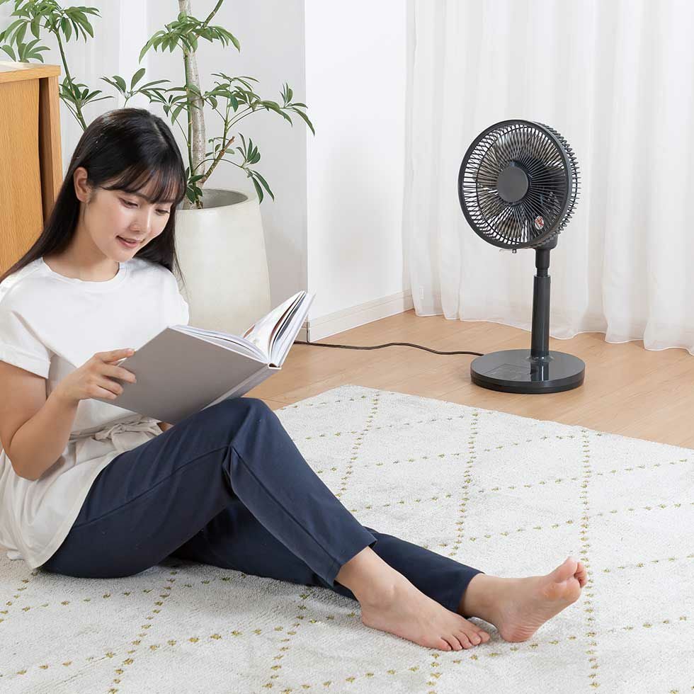 ミニリビング扇風機DCモーターKLF-2551 | コイズミオンラインショップ