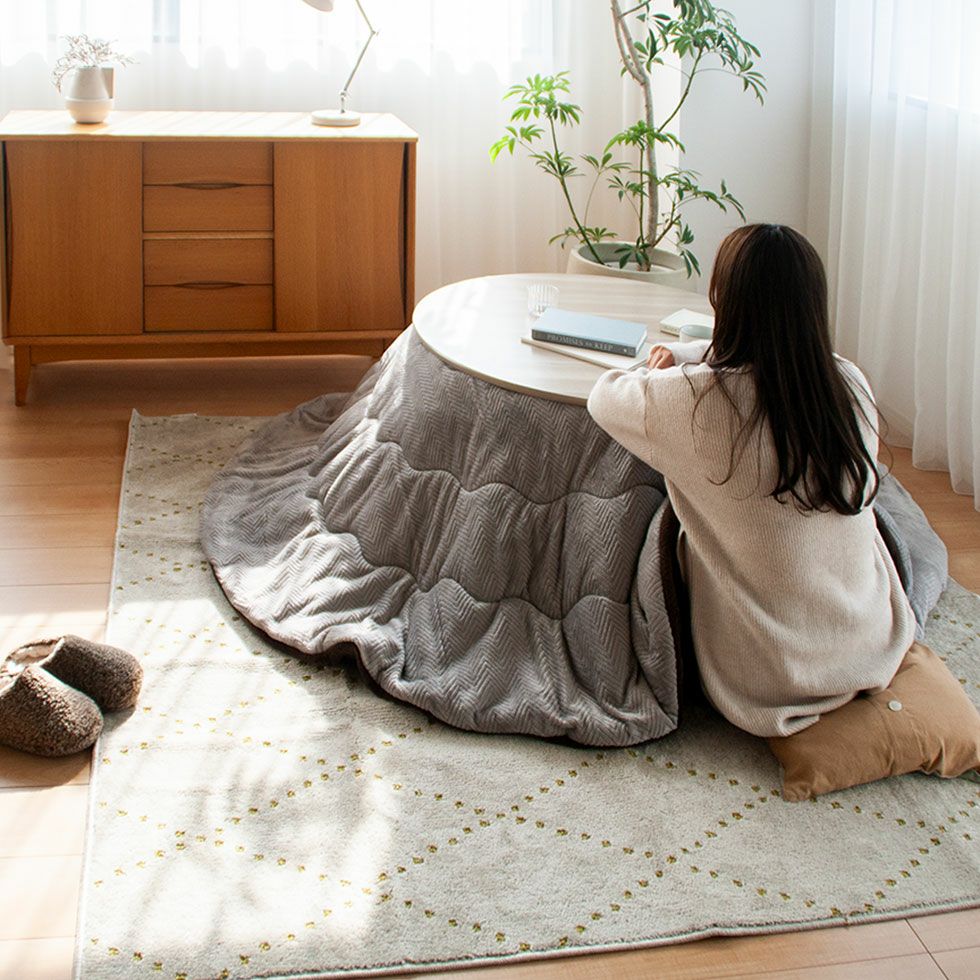 ここちよいこたつ（丸型）直径90cmKMR-42251 | コイズミオンラインショップ