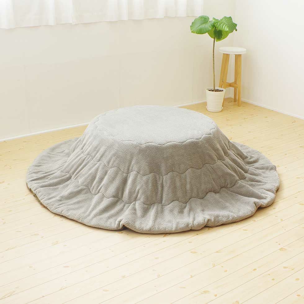リバーシブルこたつ掛布団（丸型）直径210cm 円形322R210 | コイズミ