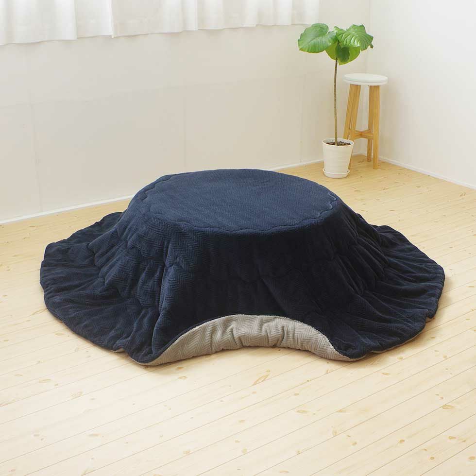 リバーシブルこたつ掛布団（丸型）直径210cm 円形322R210 | コイズミ
