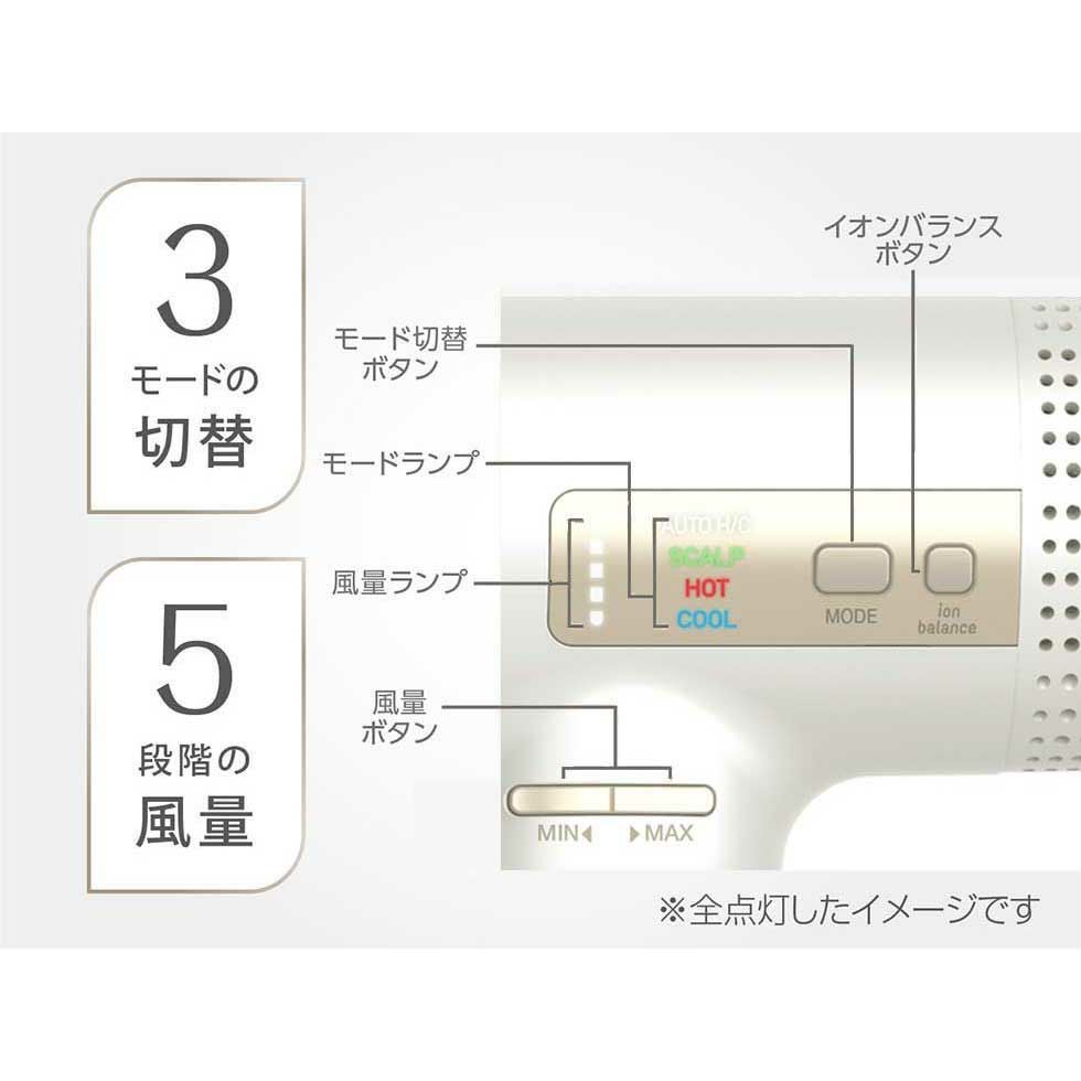 サロンセンスハイスピードイオンバランスドライヤーKHD-9971