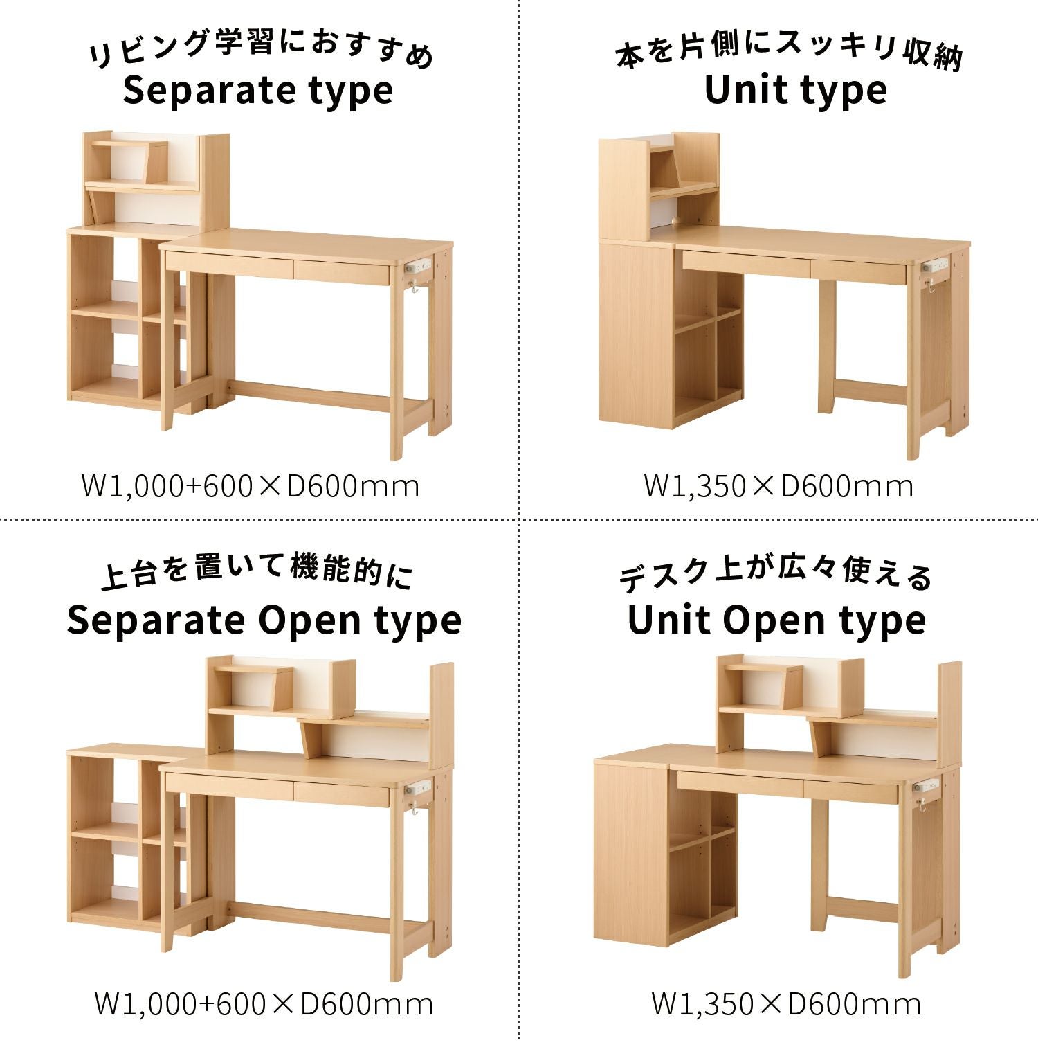 在庫限り】ステップアップデスクM minimal ミニマルデスクMDF-151/MDF