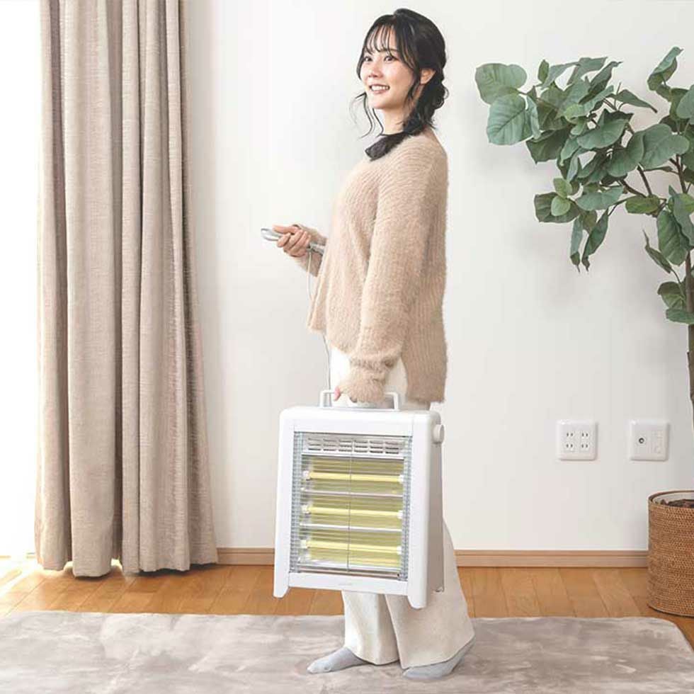 電気ストーブ石英管ヒーターKEH-0955 | コイズミオンラインショップ