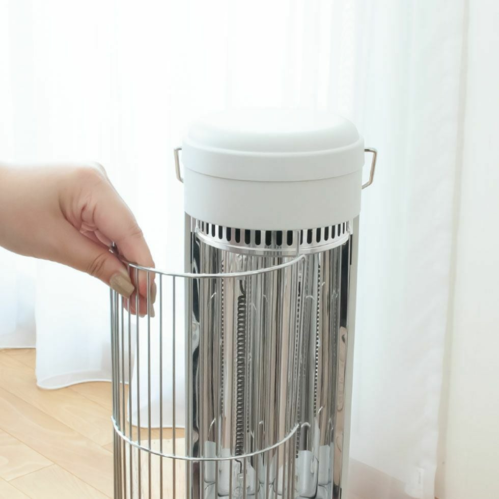 カーボンヒーターレトロデザイン遠赤電気ストーブKKH-0658 | コイズミ