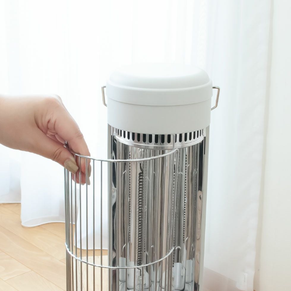 カーボンヒーターレトロデザイン遠赤電気ストーブKKH-0651 | コイズミ