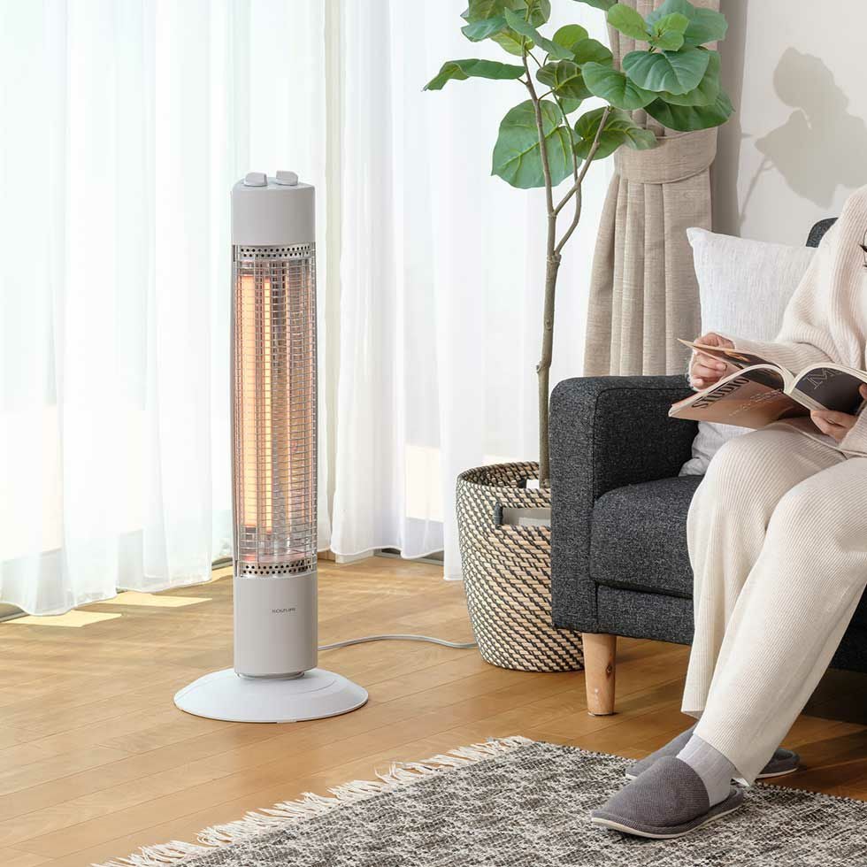 グラファイトヒーター遠赤電気ストーブKKS-09257 | コイズミオンライン