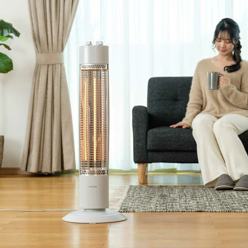 グラファイトヒーター遠赤電気ストーブKKS-09257 | コイズミオンライン