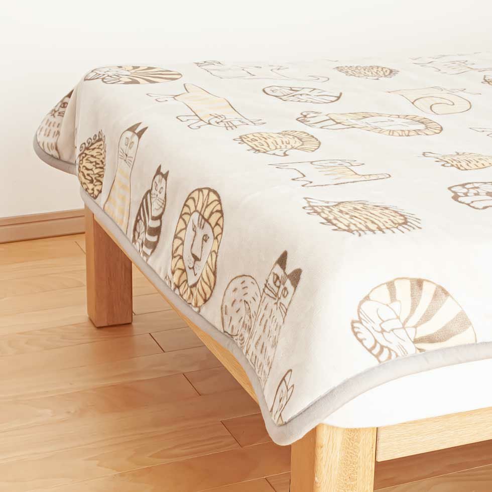 電気毛布(掛け敷き)リサ・ラーソン188x120cmKDK-L504 | コイズミ