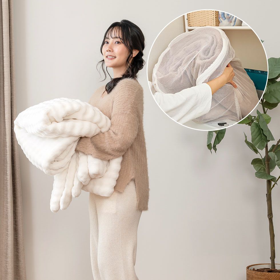 ふわぽこ電気毛布8時間自動OFF（掛け敷き）188x130cmKDK-75252