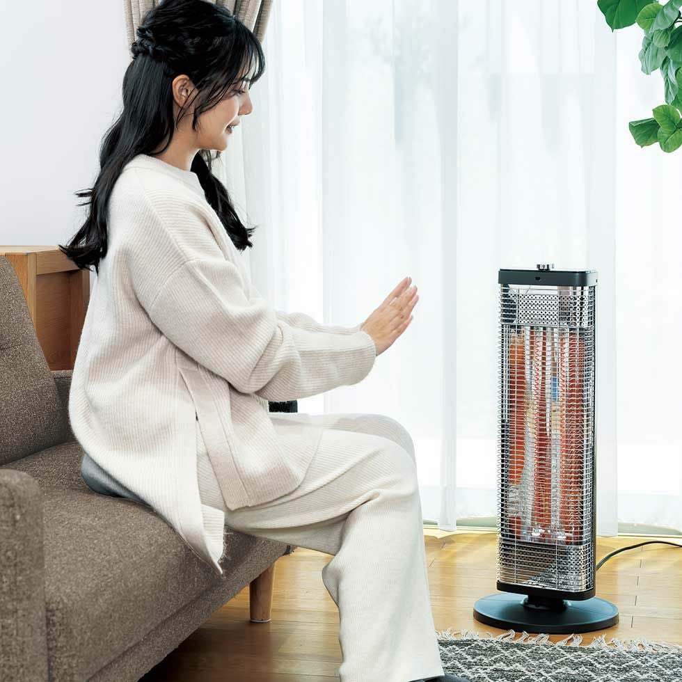 ⑤リピーターさま専用✨ カーボンヒーター距離ピタセンサー遠赤電気ストーブKKH-0954