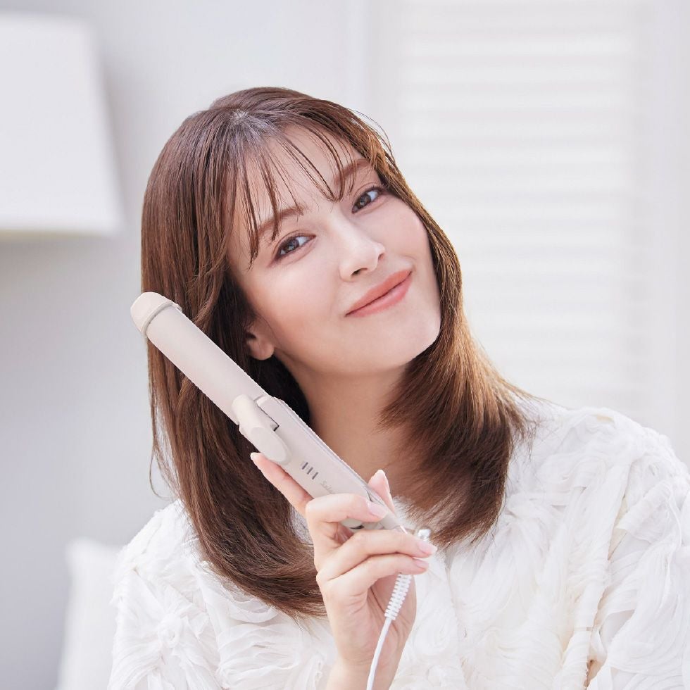 サロンセンスマイナスイオン2WAYアイロン28mmコンパクトサイズKHR-7550