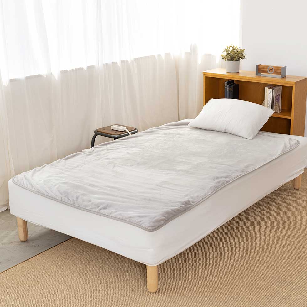 電気毛布（掛け敷き）快眠タイマー188x120cmKDK-60268T | コイズミ